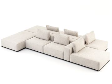 LANDFORM - Sectional double-sided fabric sofa by Stylish Club - view 2